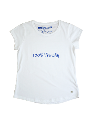 Top Made in France 100% Frenchy - Blanc